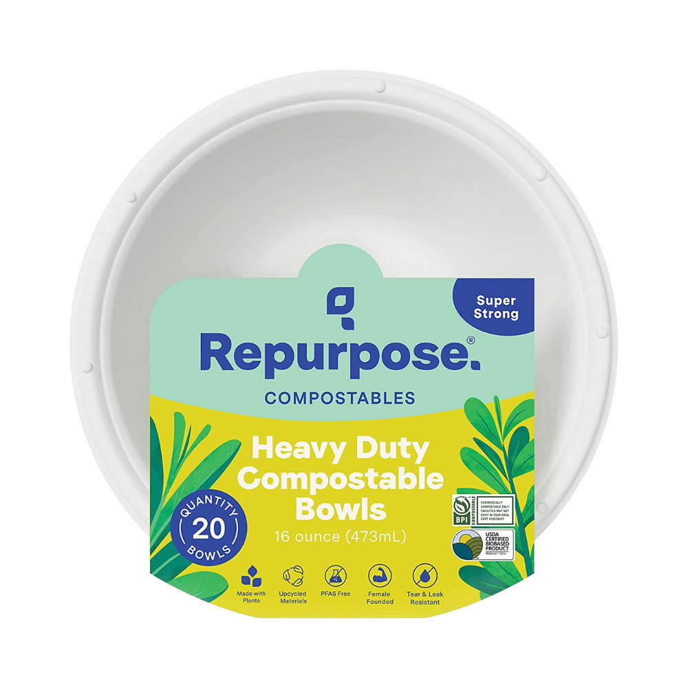REPURPOSE BOWLS 16OZ 20PC CMPSTBLE