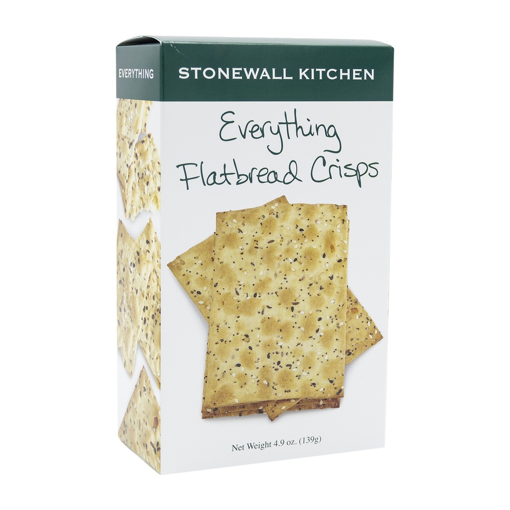 Stonewall Kitchen Everything Flatbread Crisps 139G