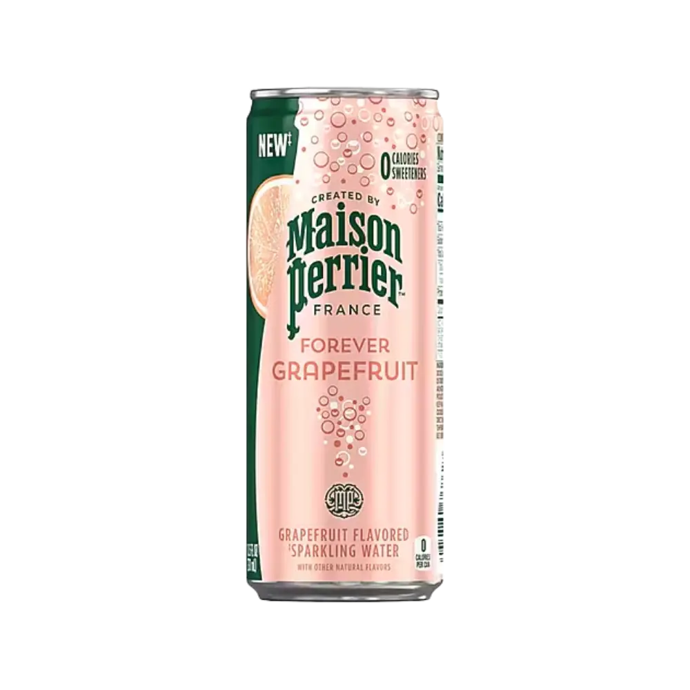 Maison Perrier Sparkling Forever Pink Grapefruit Slim Cans 330ml