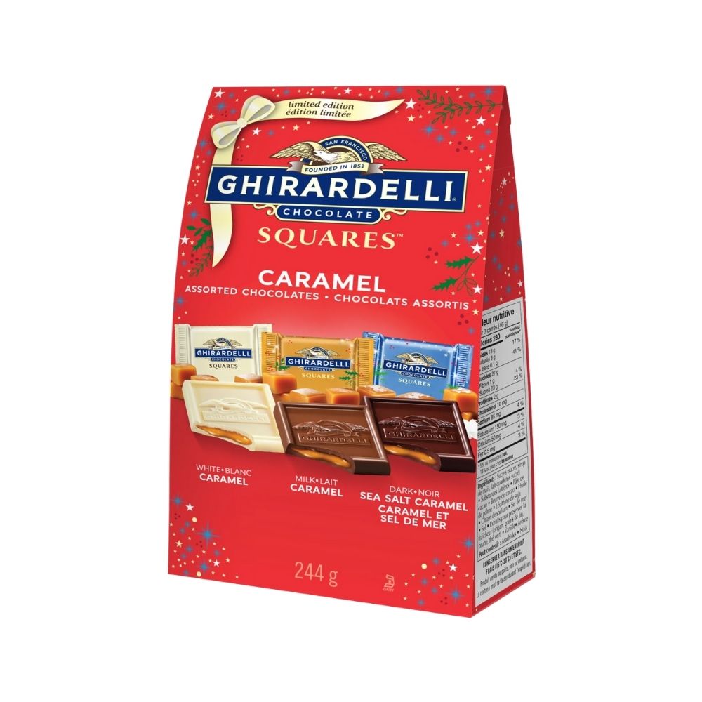 Ghirardelli Christmas Caramel Trio Bag 244g