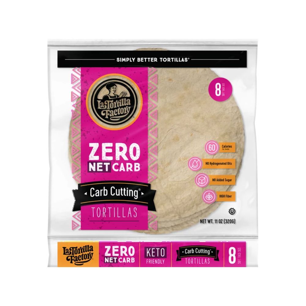 LA TORTILLA FACTORY ZERO NET CARB TORTILLA