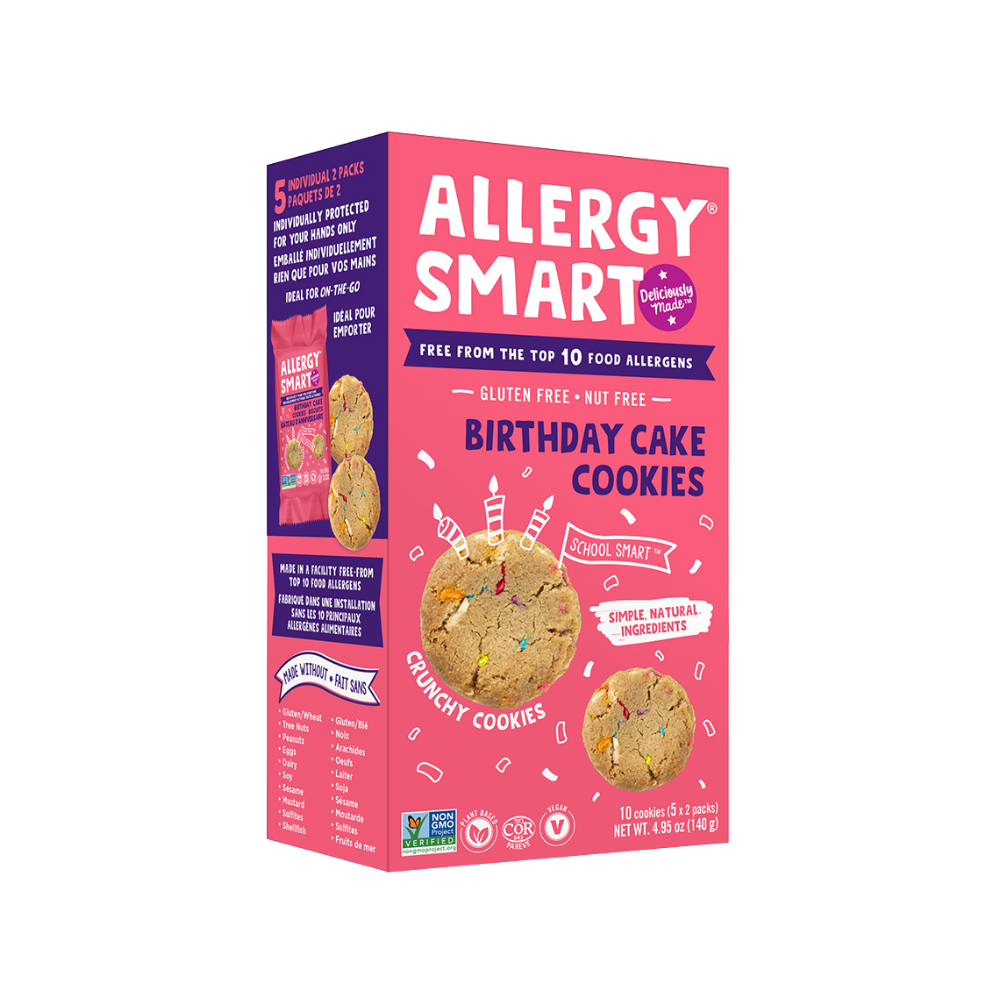 Allergy Smart Birthday Cake Cookies 140G