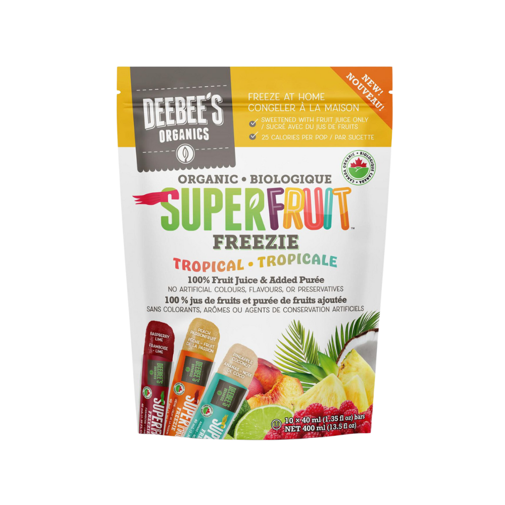 Deebee's Organic Superfruit Freezies 400Ml