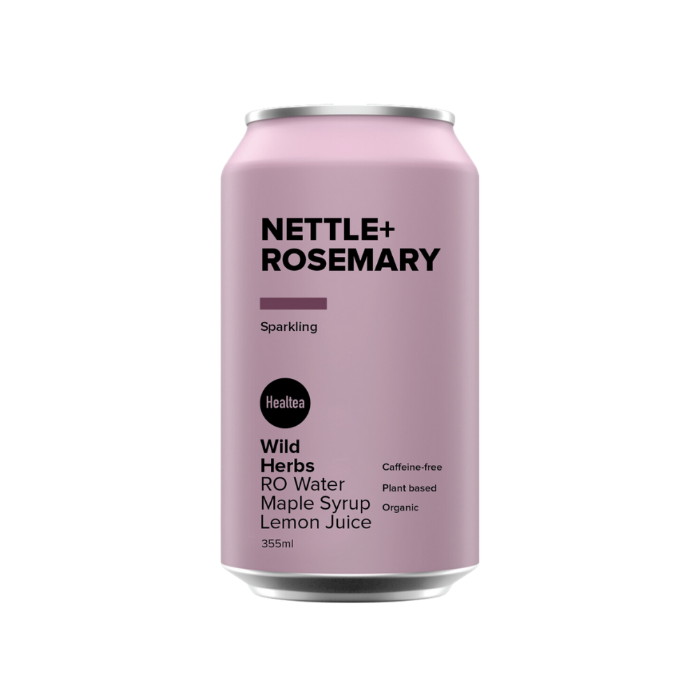 Healtea Nettle Rosemary Sparkling Beverage 355Ml