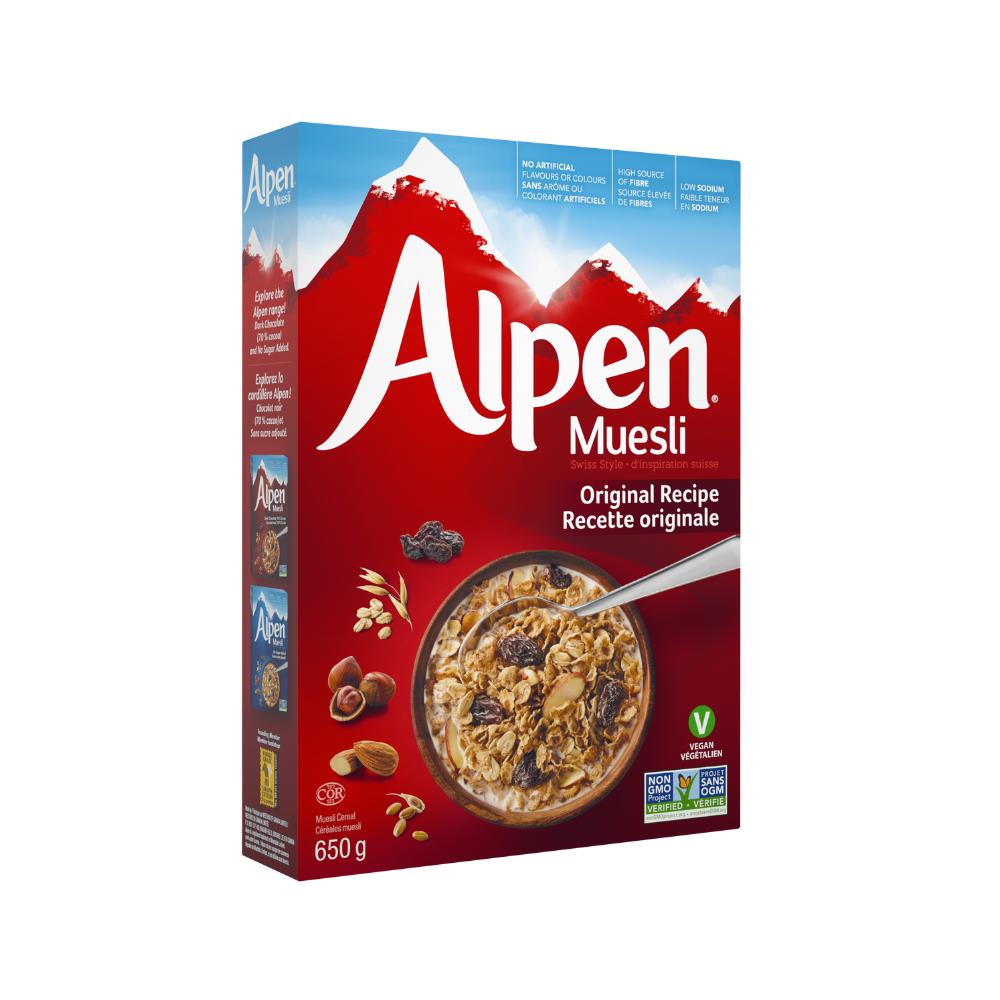 Alpen Muesli Cereal Original Swiss Recipe 650G