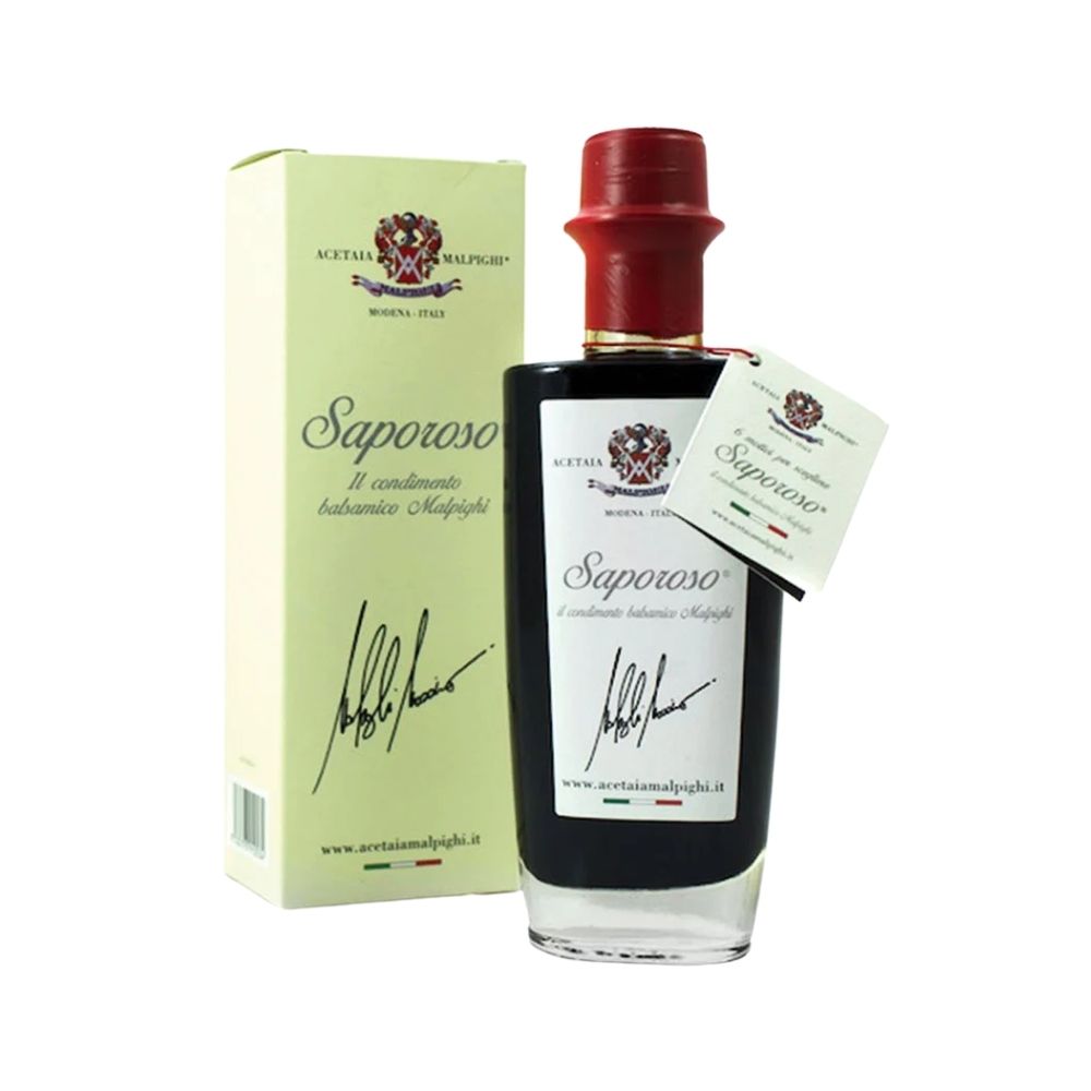 Malpighi Saporoso Dark Balsamic Dressing 200Ml