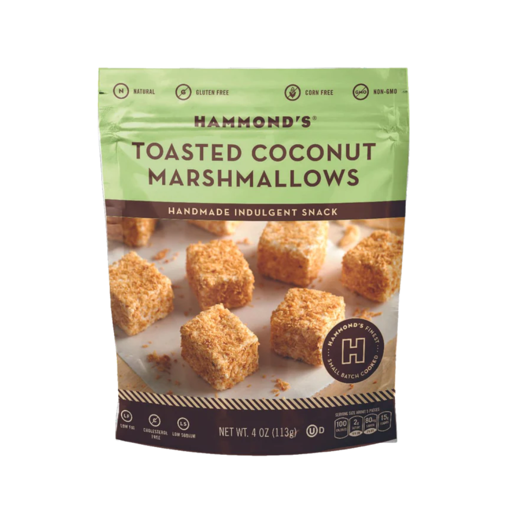 Hammond's Natural Toasted Coconut Marshmallow 4oz