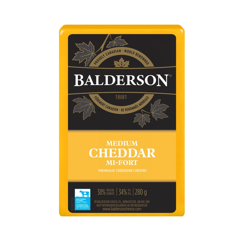 Balderson  Medium Cheddar Cheese 280G