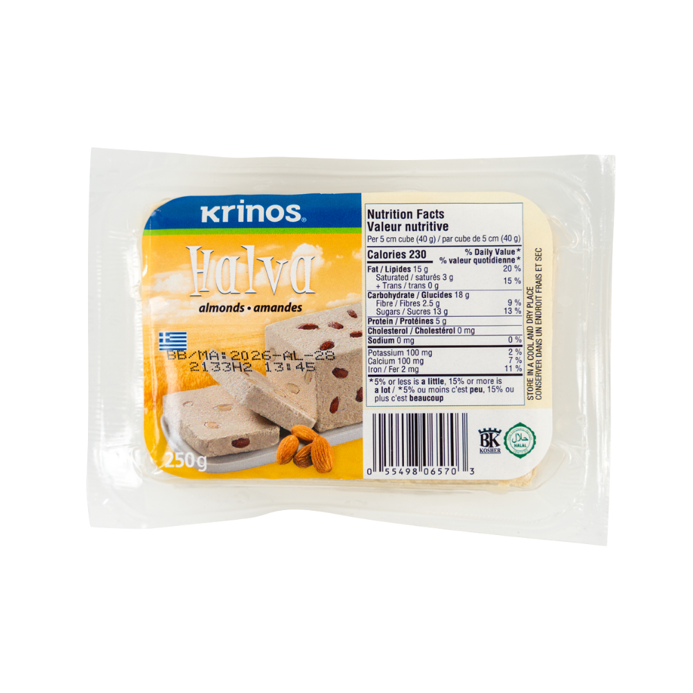 Krinos Almond Halva 250G