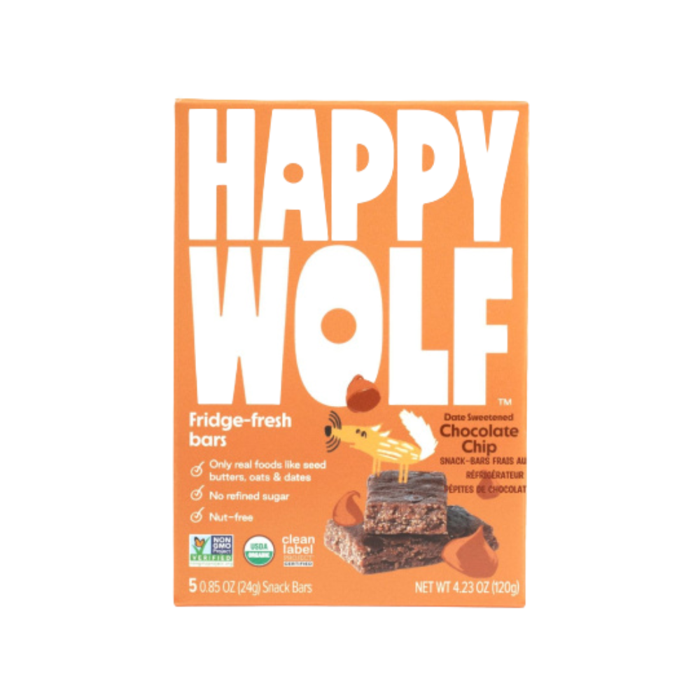 Happy Wolf - Chocolate Chip Box 5 Bars