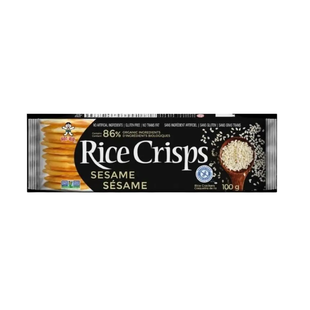 Hot Kid Rice Crisps Sesame 100G