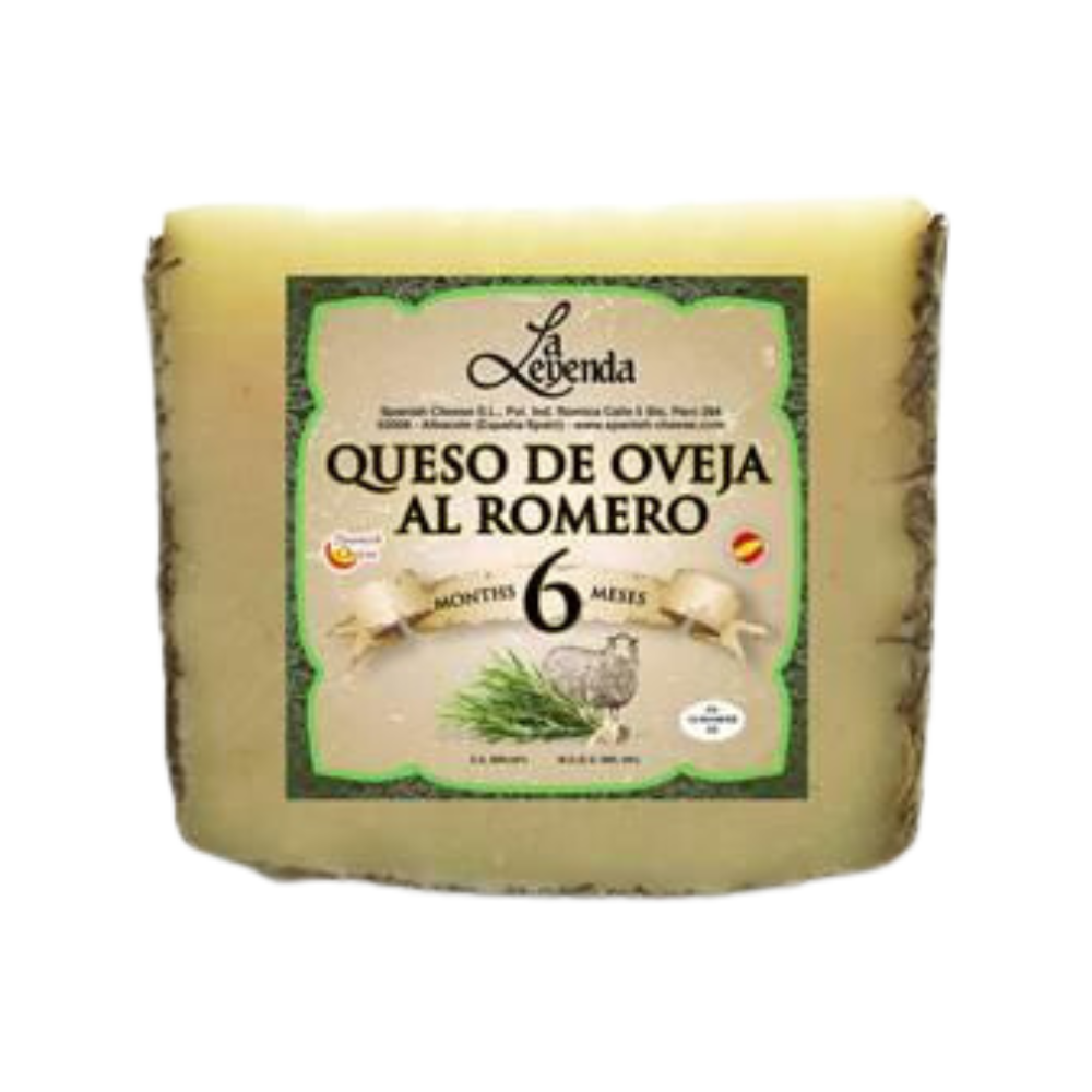 La Leyenda Sheeps Milk Cheese With Rosemary 150G 