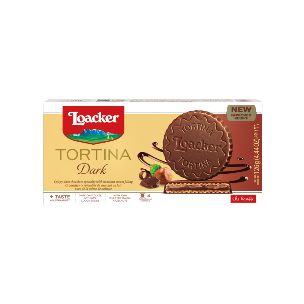 LOACKER TORTINA DRK CHOC 21Gx3