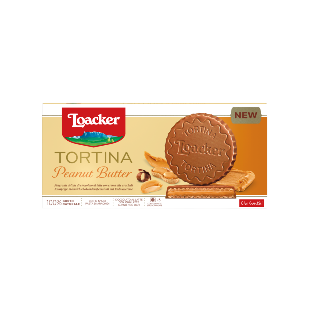 Loacker Tortina Peanut Butter 63G