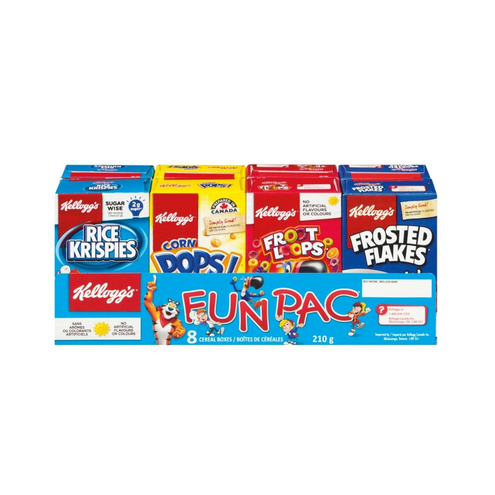 Kellogg's Fun Pack Cereal 210G