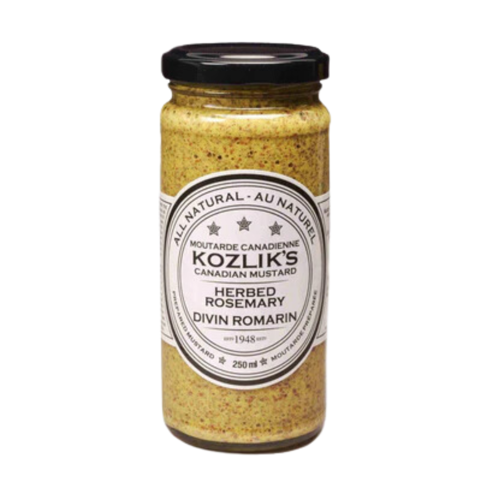 Kozlik's Canadian Mustard Herbed Rosemary 250Ml
