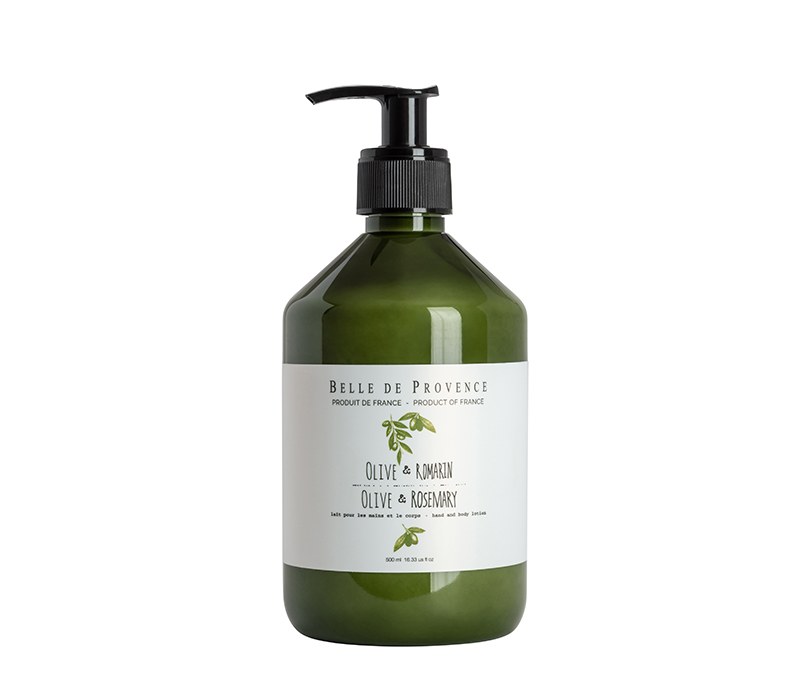 Belle De Provence Olive & Rosemary Hand & Body Lotion 500Ml