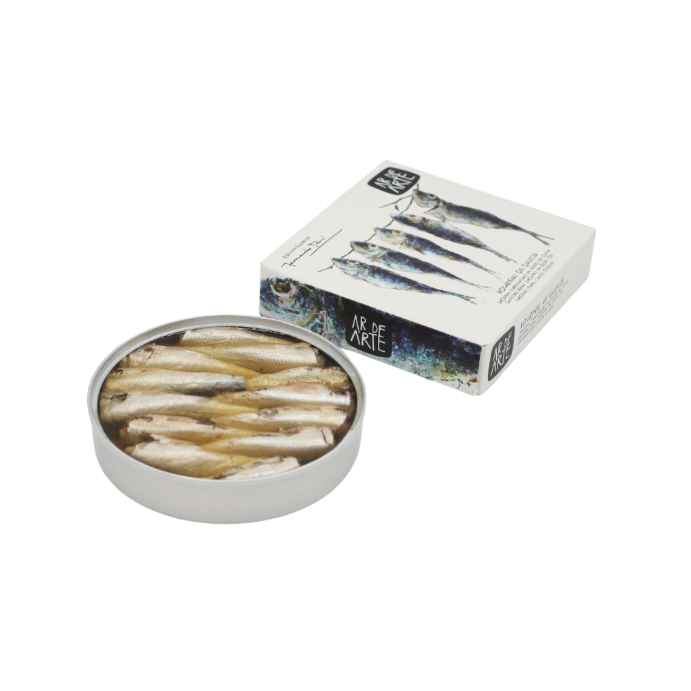 AR DE ARTE SMALL SARDINES IN OLIVE OIL - 841115781608