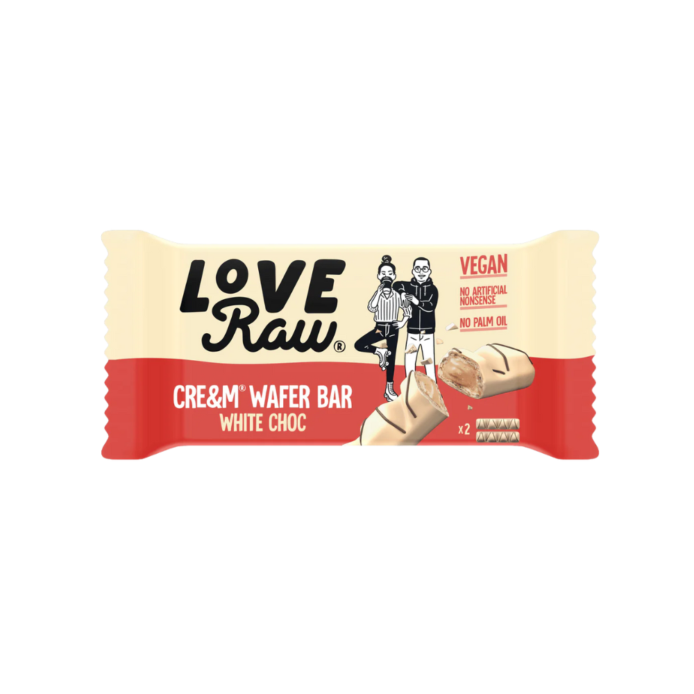 LOVE RAW VEGAN WAFER BARS - WHITE CHOCOLATE - 506046226068