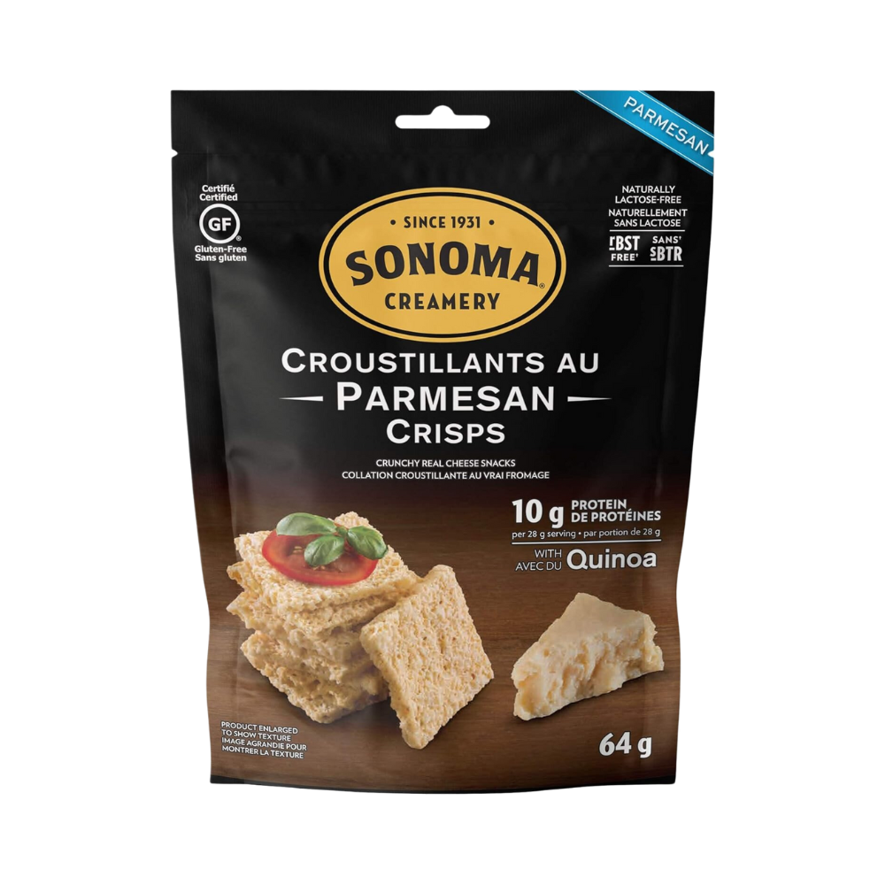 Sonoma Creamery Parmesan Cheese Crisps 64G