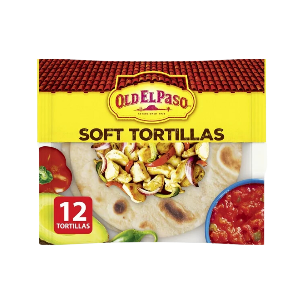 OLD EL PASO TORTILLAS MED