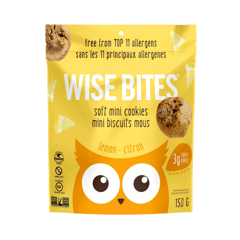 Wise Bites Soft Lemon Mini Cookies 150G