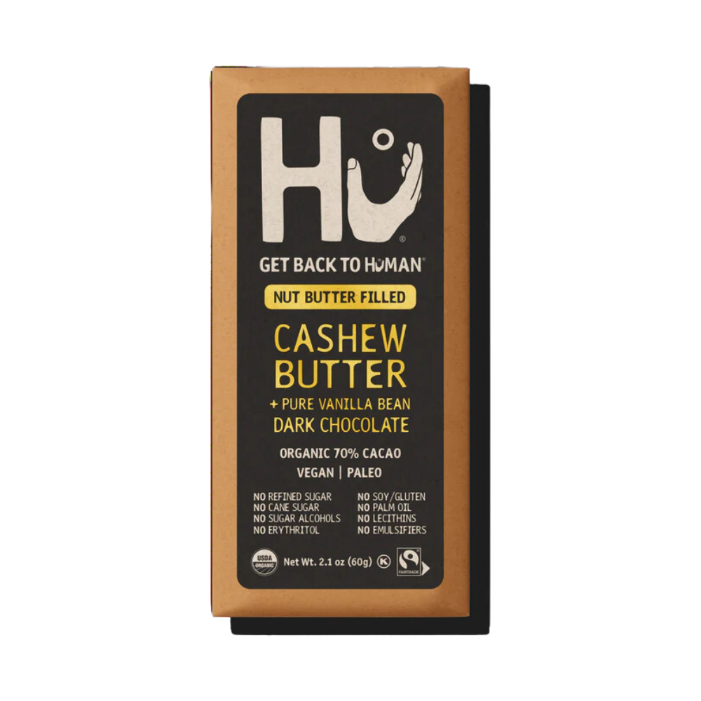 HU Cashew Butter + Vanilla Bean Organic Dark Chocolate