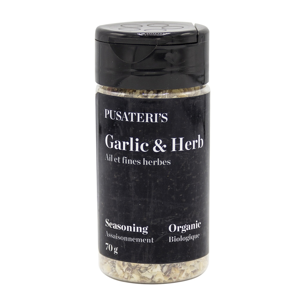 Pusateri's Organic Garlic Herb 70G
