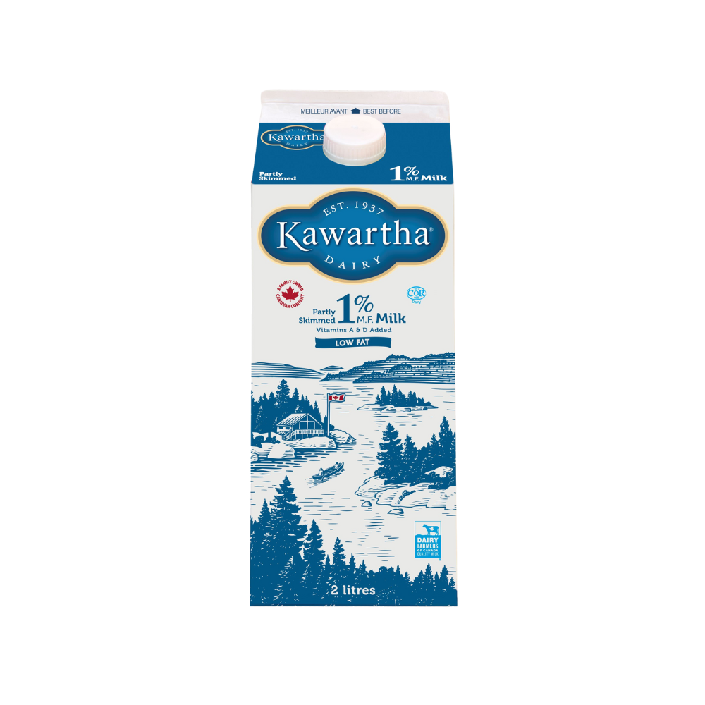 Kawartha Dairy 1% Milk 2L