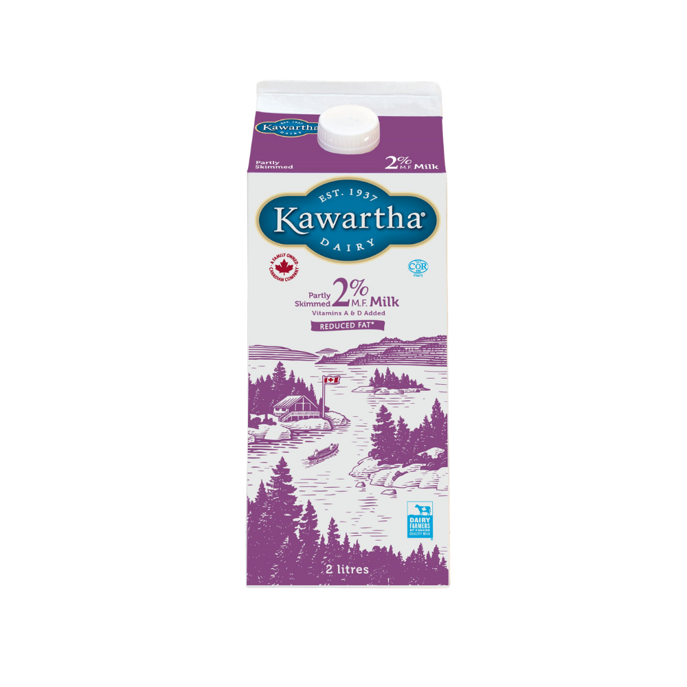 KAWARTHA DAIRY 2% MILK 2LT - 06222901202