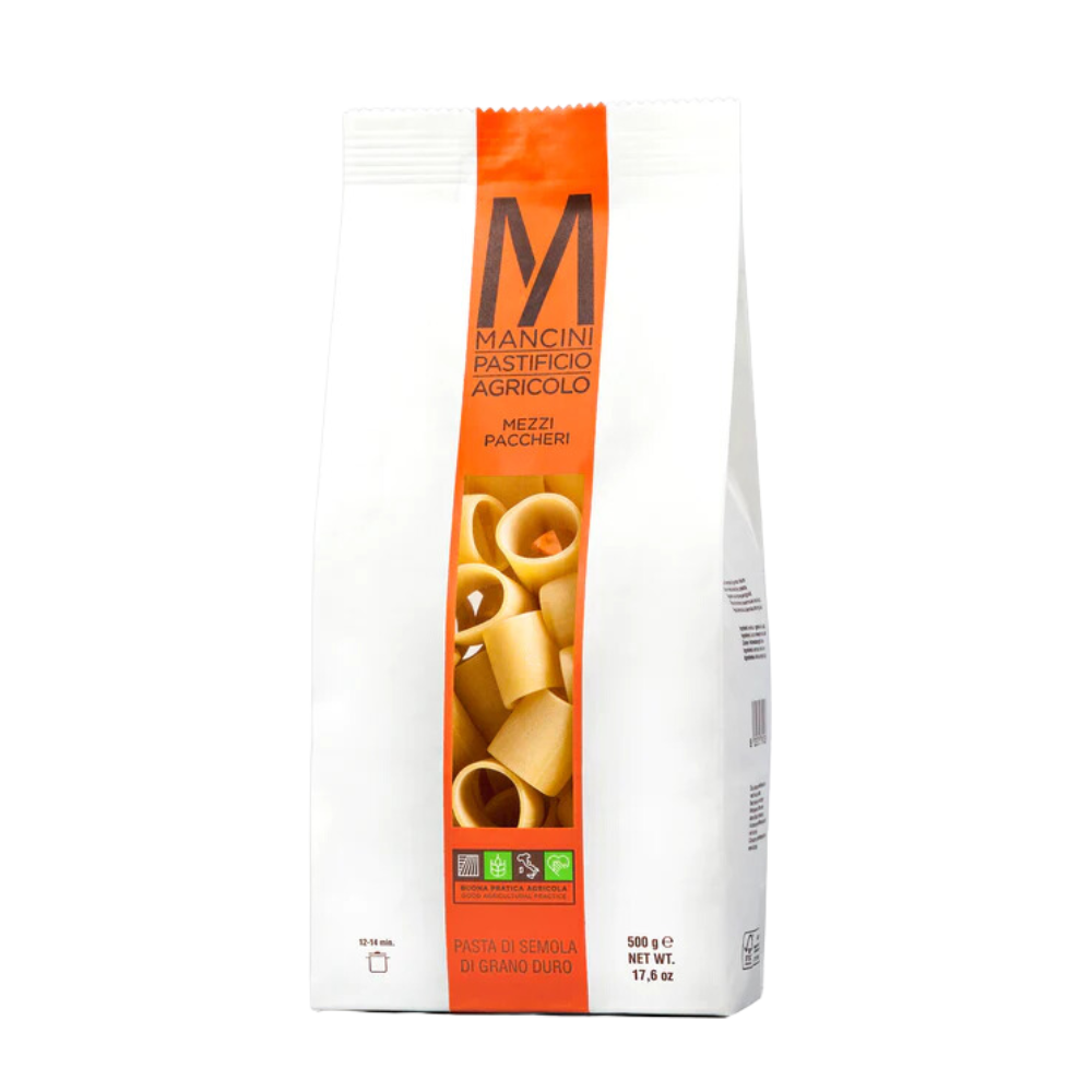 Mancini Pasta Classica Mezze Paccheri 500G