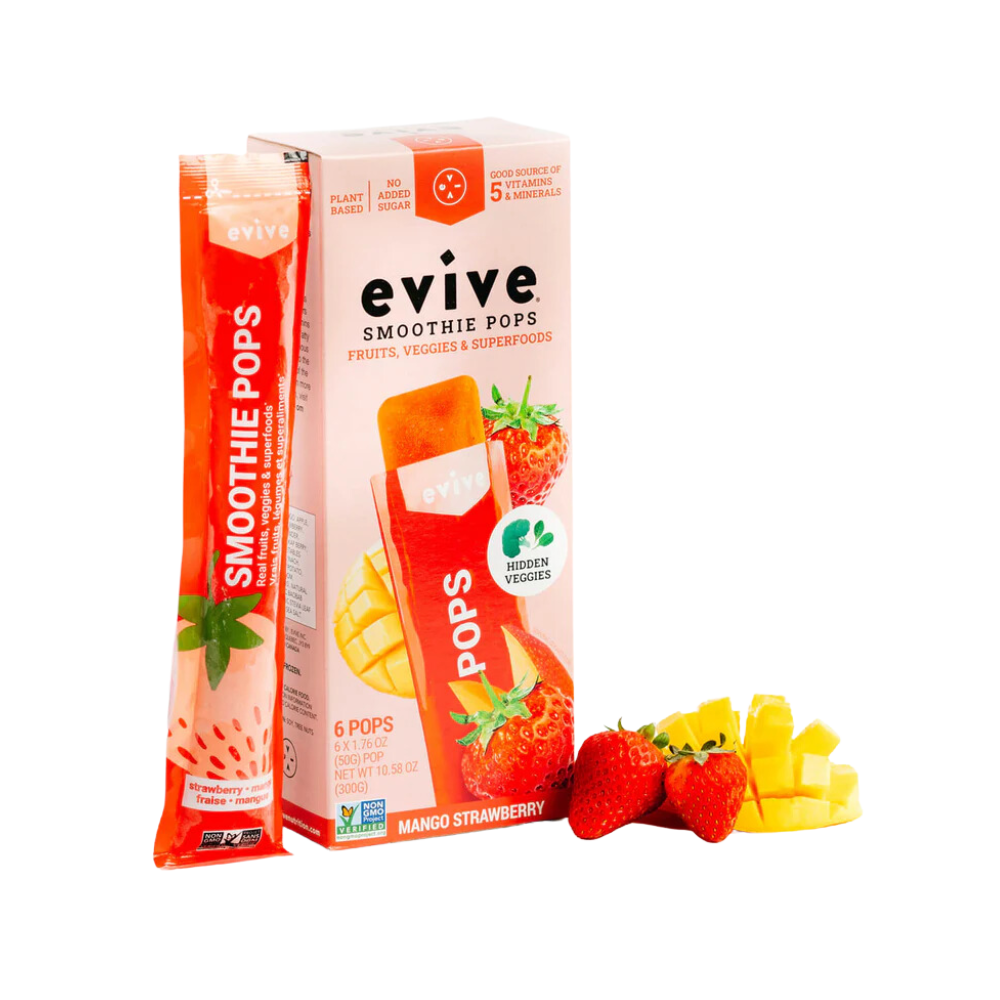 Evive Smoothie Strawberry & Mangopops 250G