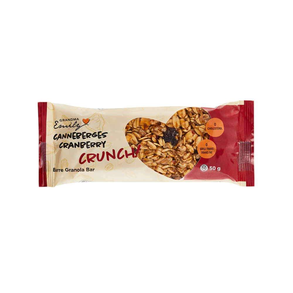 GRANDMA EMILY CRUNCH BAR - CRANBERRY