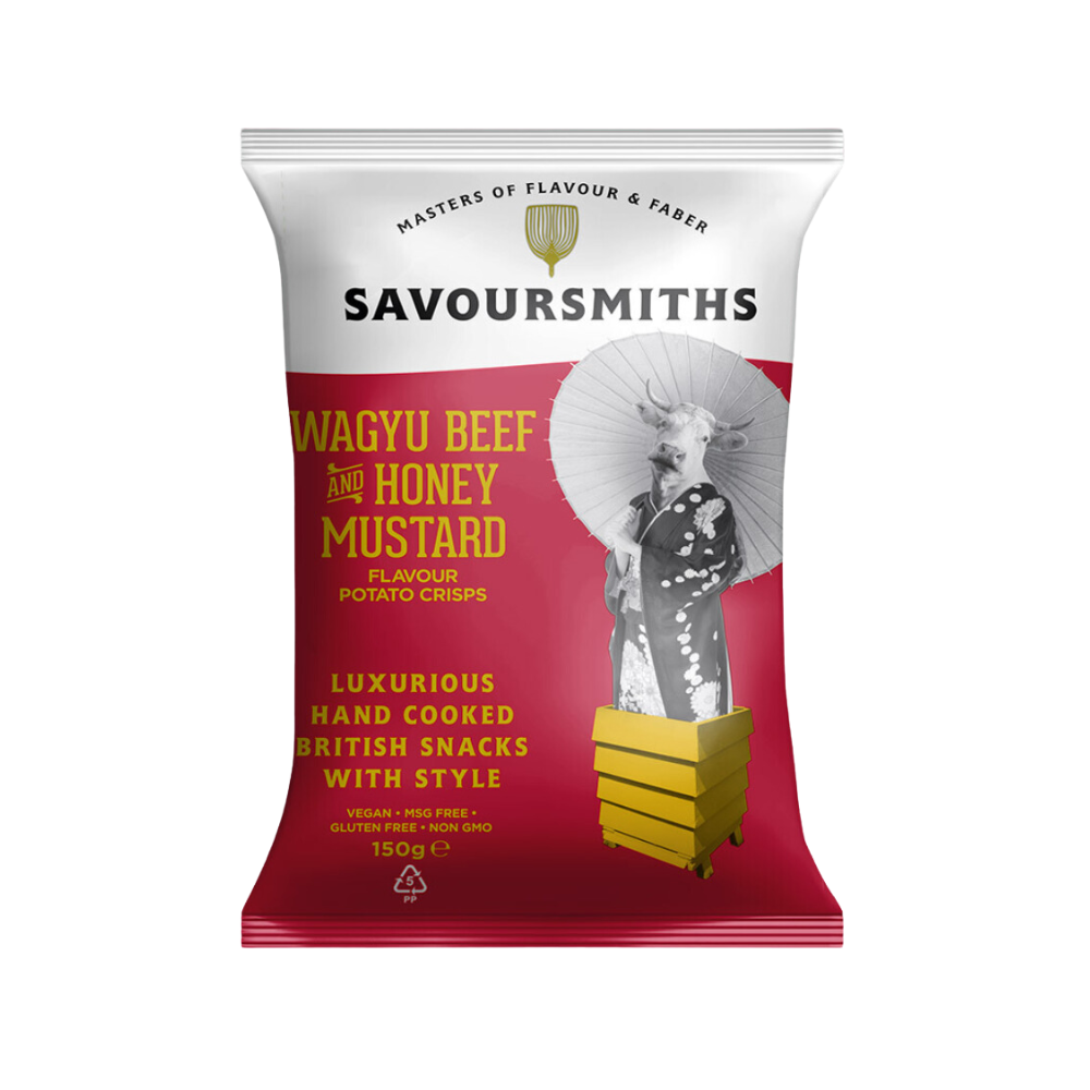 SAVOURSMITH VEGAN WAGYU BEEF HONEY MUSTARD POTATO CHIPS