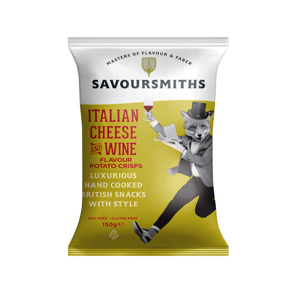 SAVOURSMITH ITALIAN WINE CHEESE POTATO CHIPS