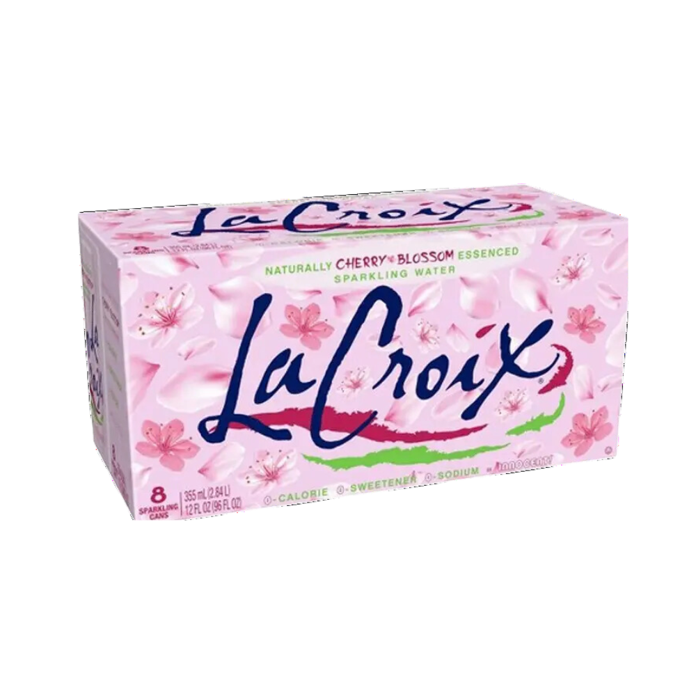 La Croix Cherry Blossom Sparkling Water 8Pk