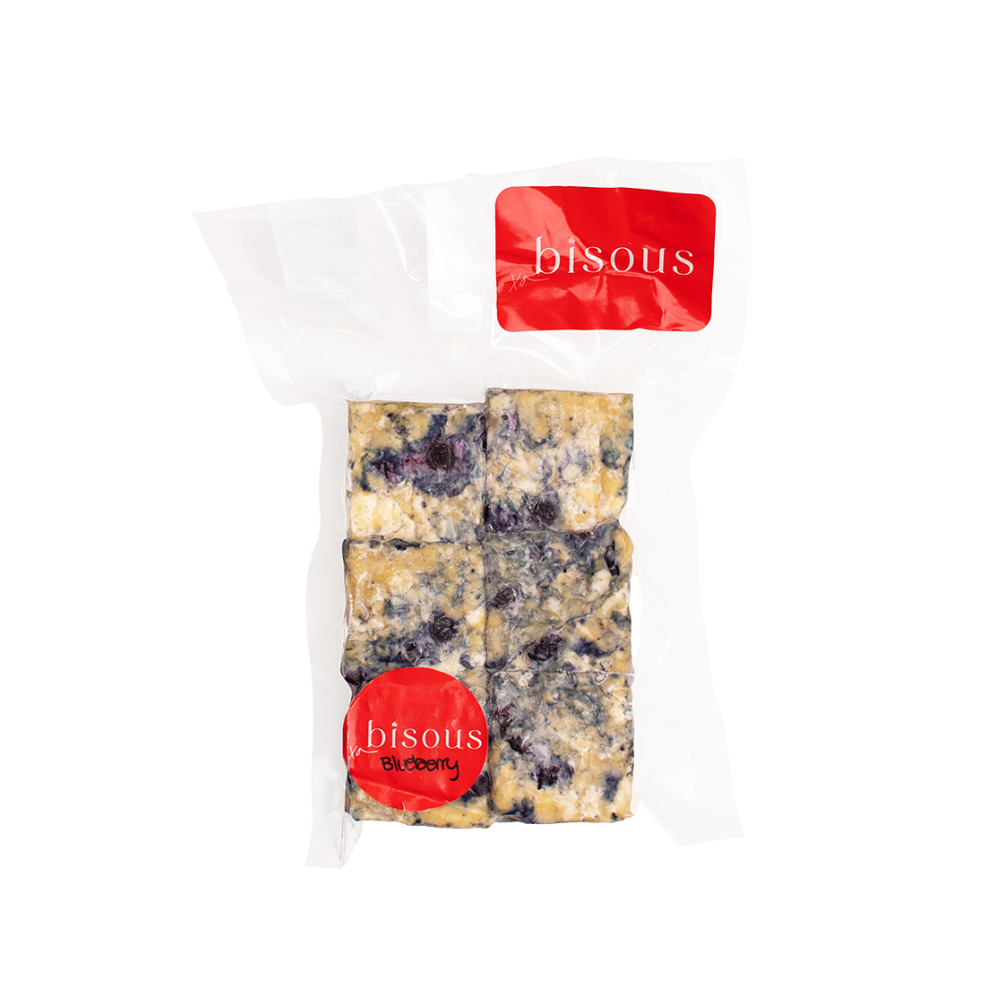 XO Bisous Blueberry and Vanilla Scone 6-pack