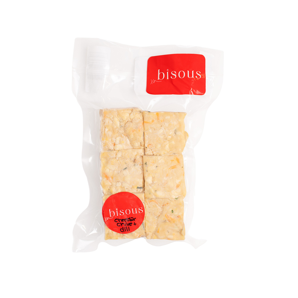 XO Bisous Cheddar Chive & Dill Scone 6-pack