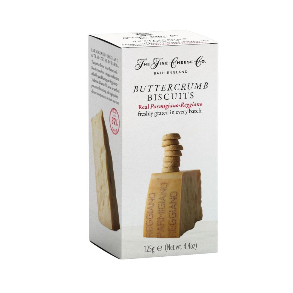 Fine Cheese Co Parmigiano-Reggiano Buttercrumb Biscuits 125g
