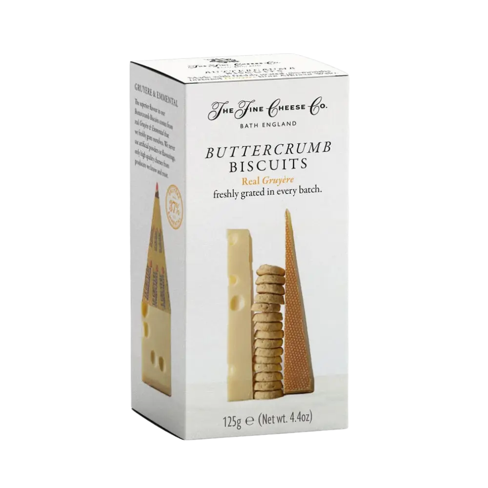 Fine Cheese Co Gruyère Buttercumb Biscuits 125g