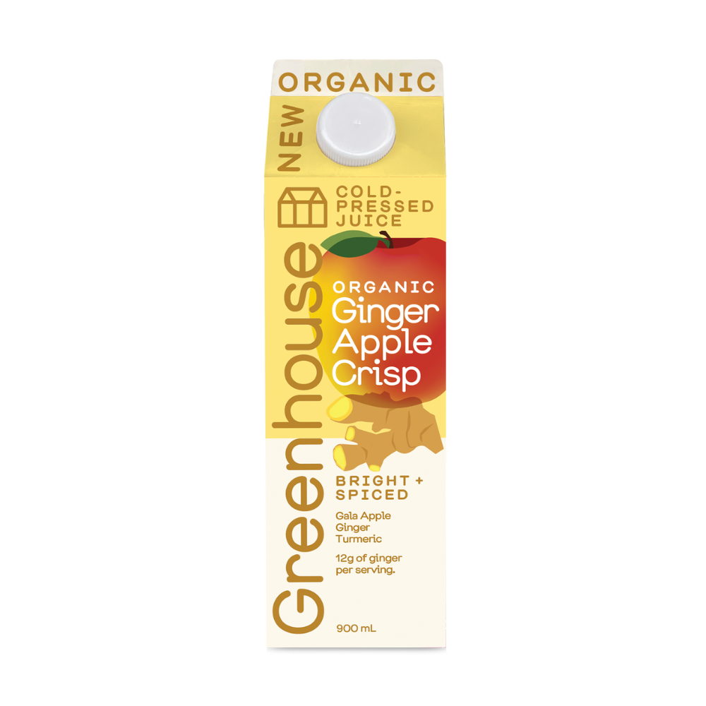 GREENHOUSE GINGER APPLE CRISP 900ML