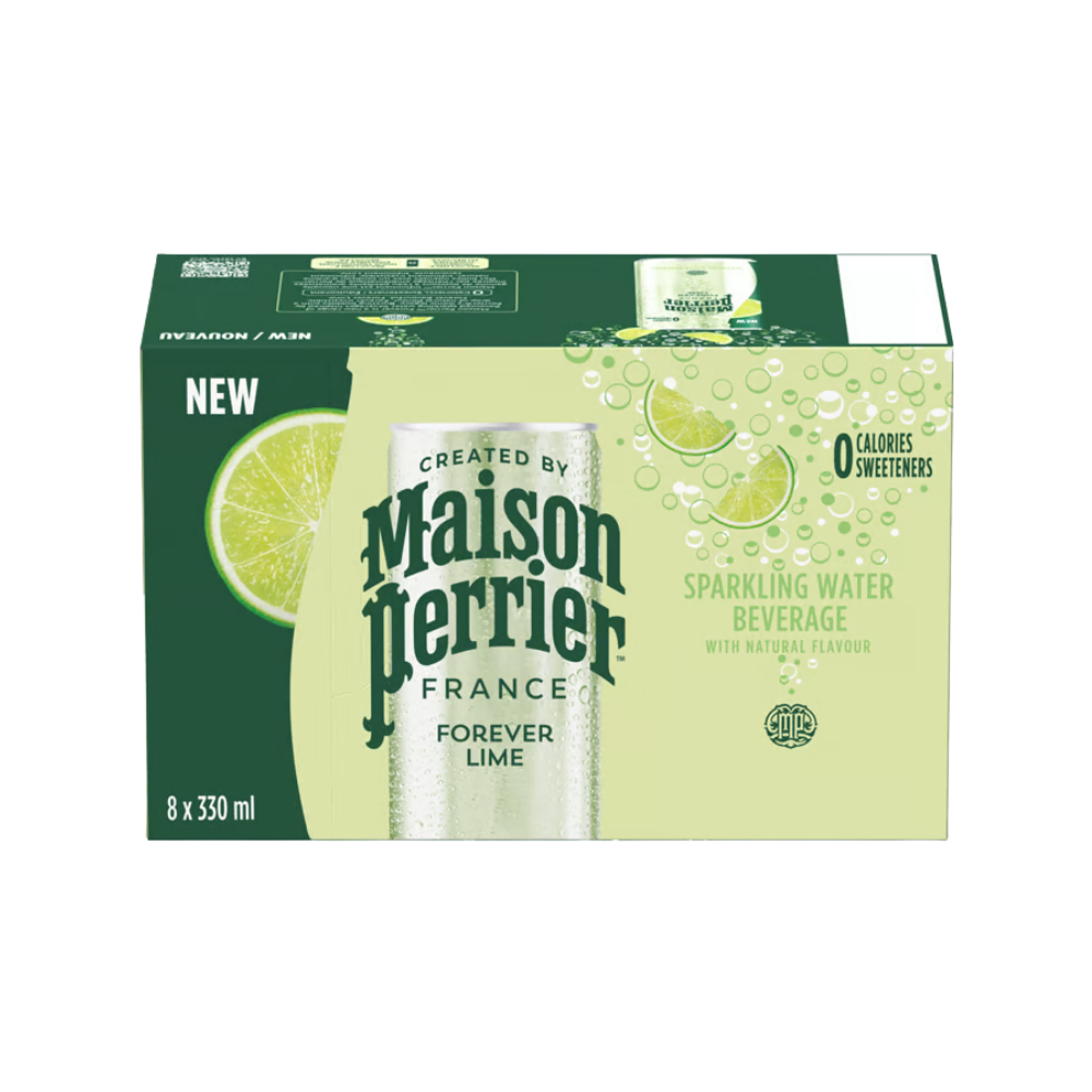 Maison Perrier Sparkling Forever Lime Slim Cans 330ml