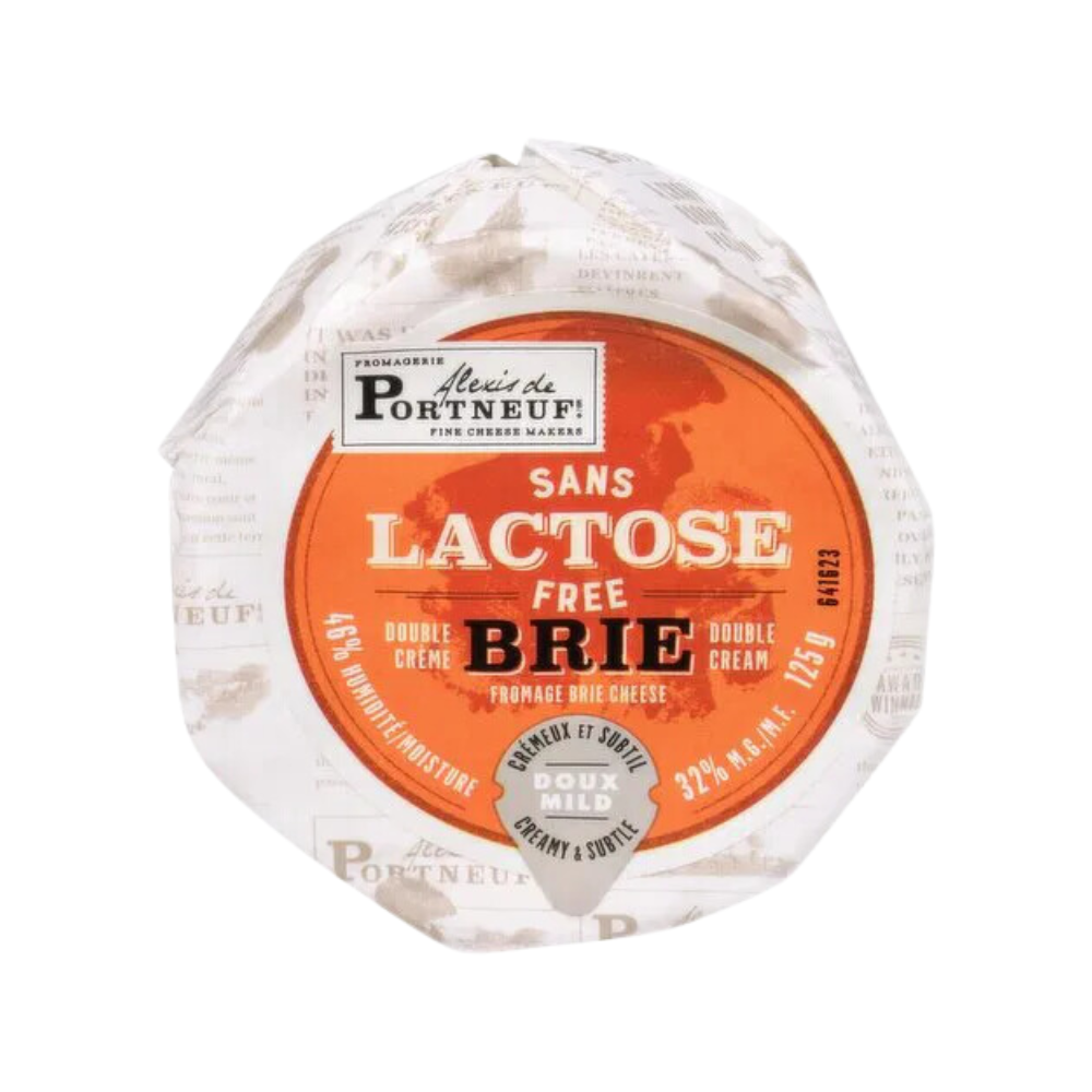 Alexis De Portneuf Lactose Free Double Cream Brie 125g