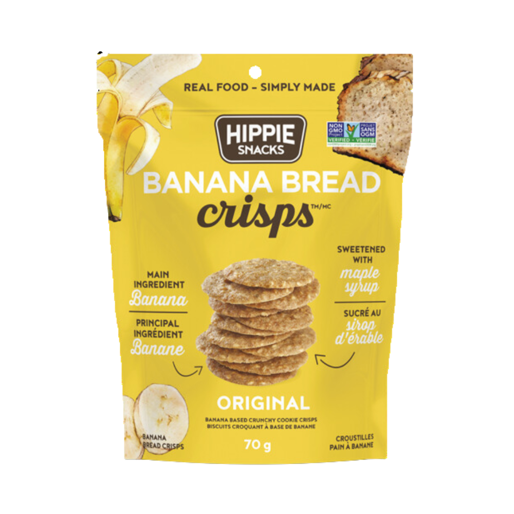 Hippie Snacks Original  Banana Crisps 70G