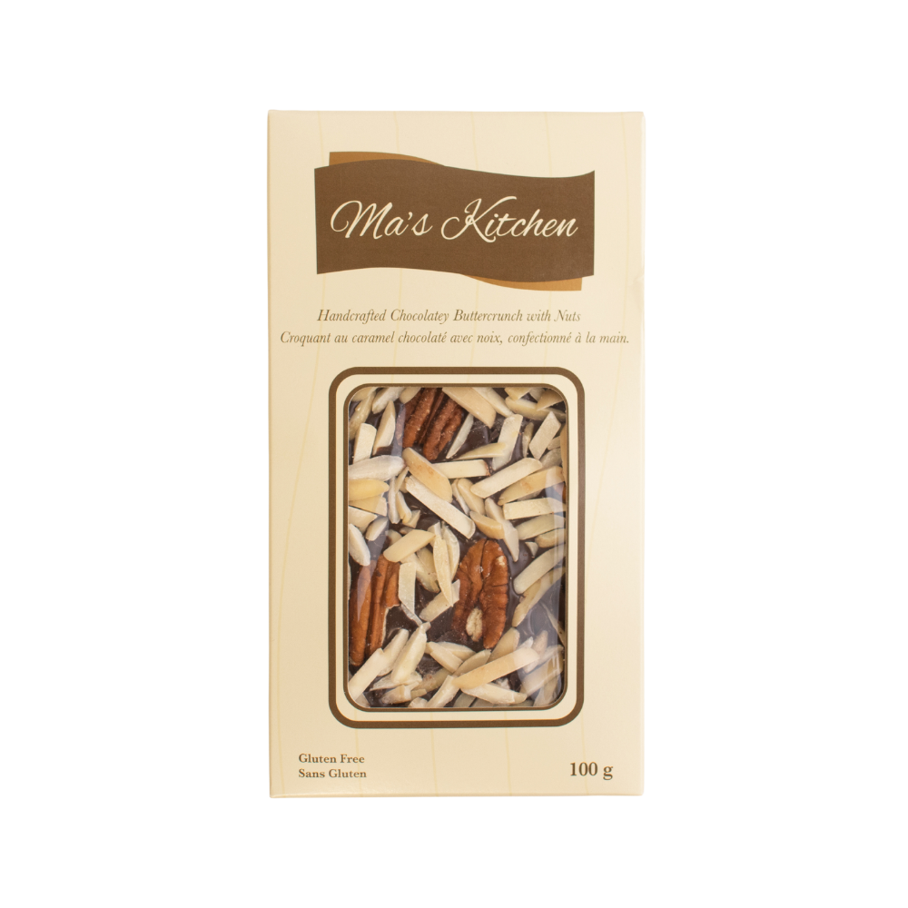 MA'S KITCHEN WHITE CHOCOLATE CRUNCH BAR 100G