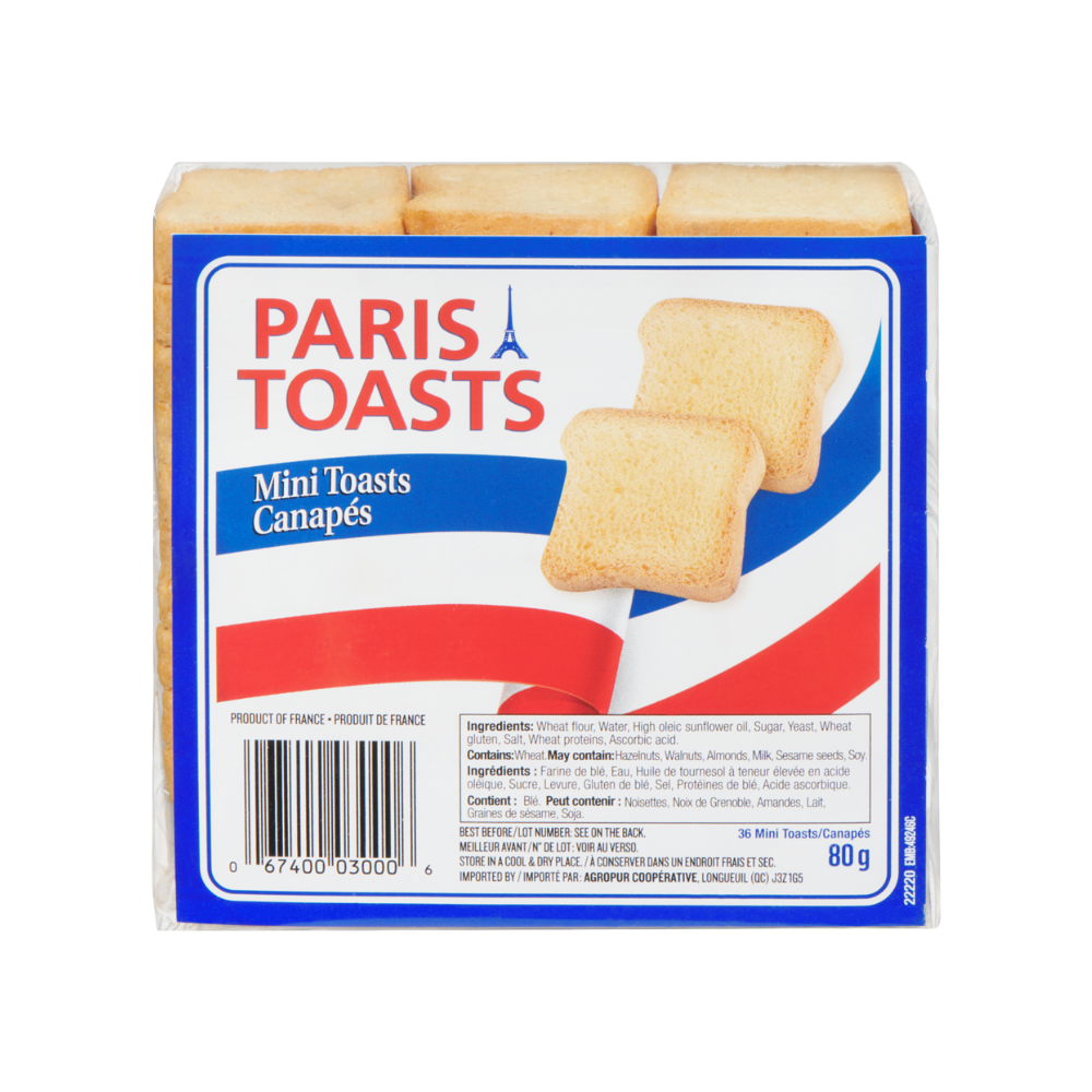 ORG PARIS TOASTS