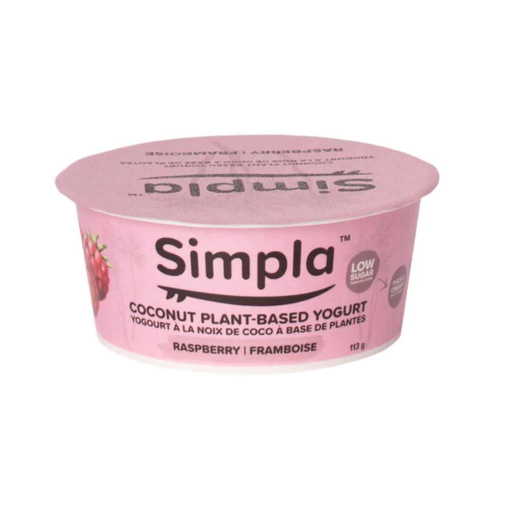 Simpla Coconut Yogurt Raspberry 113g