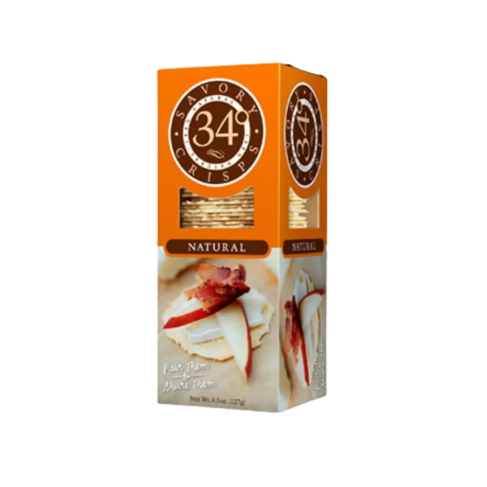 34 Degrees Original Savory Crisps 127G
