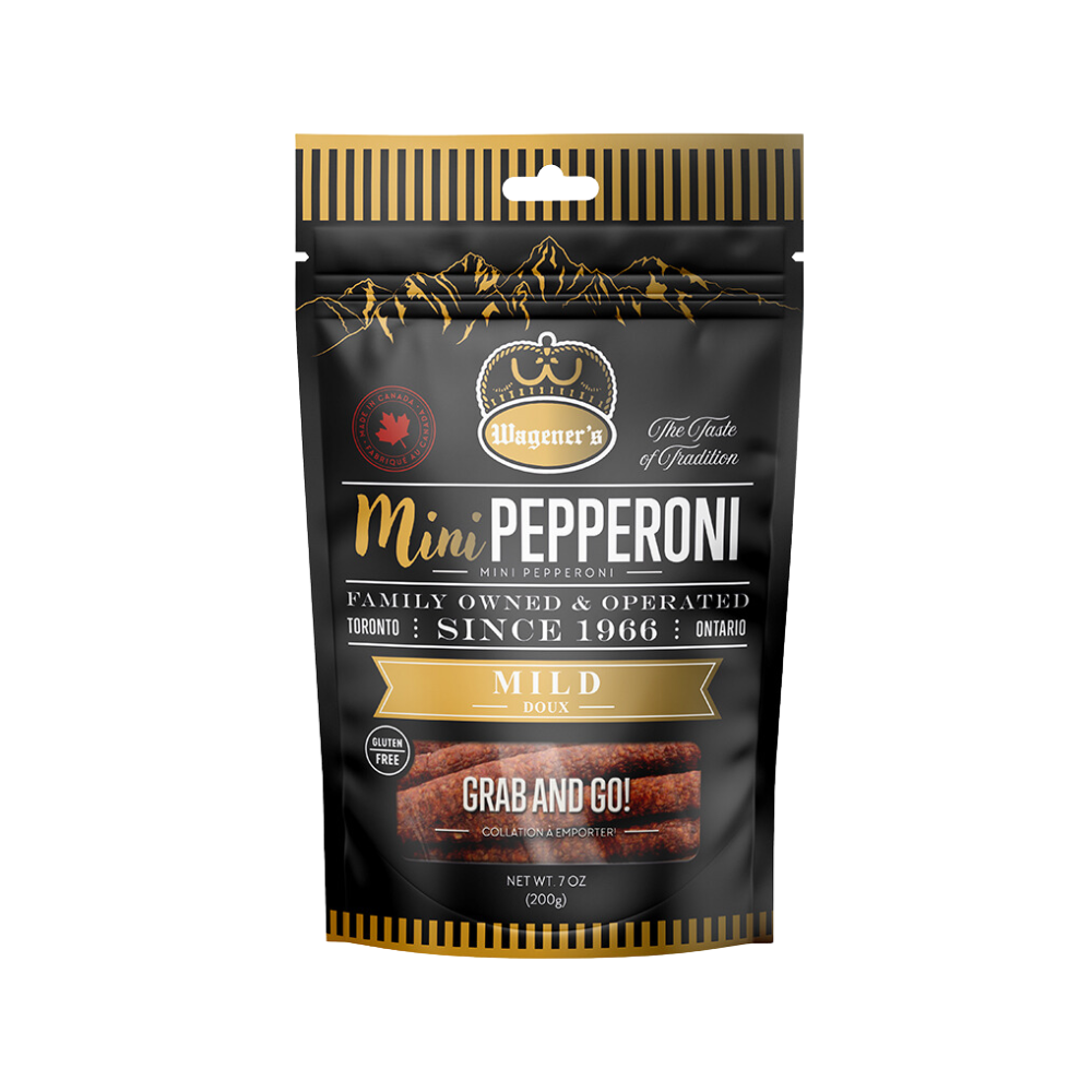 WAGENER'S  MILD GRAB AND GO PEPPERETTES BAG 150G