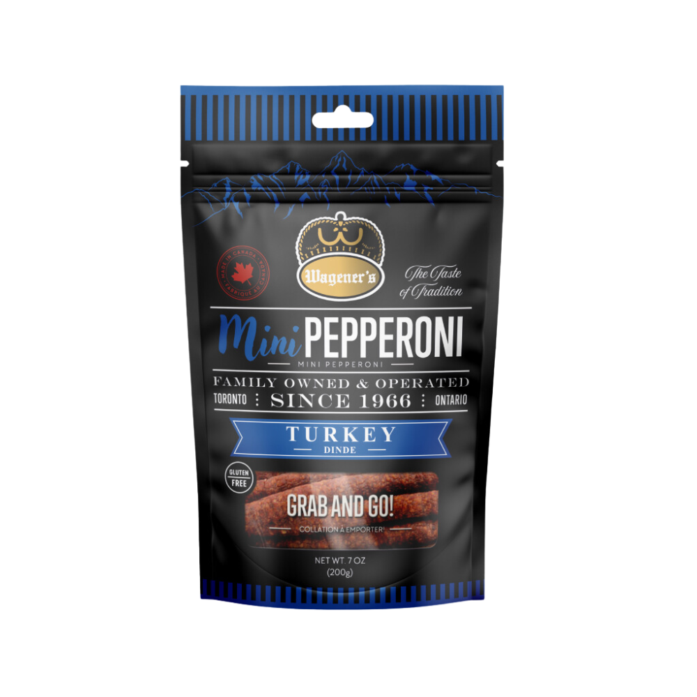 WAGENER'S  TURKEY GRAB AND GO PEPPERETTES BAG 150G